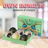 Bohemian Rice Bowl Porcelain Bowl Ceramic Bowl Mangkuk Keramik Soup Bowl Doorgift Wedding Gift set D