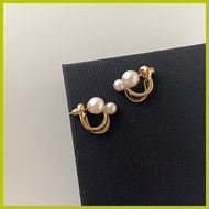 ⇨ ∢ ☢ 925 Silver Pearl Earring Korean Elegant Simple Earrings for Women Girl hikaw Fashion Accessor