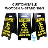 Customsiable Wooden A-Stand Sign/Signage | NOTICE SIGN, INSTRUCTION SIGN & WARNING SIGN |