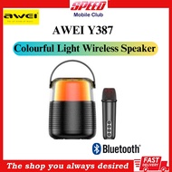 Awei  Y387 LED Colourful Light Wireless Bluetooth Speaker | 3000mAh | 6W Colourful Bluetooth 5.3