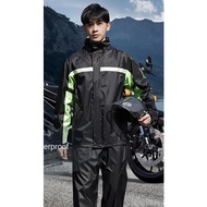 Motorcycle Raincoat/ Single Raincoat/ Premium Raincoat/ Rainsuit / Motorcycle Rain Jas Hujan Rain Coat/jacket Waterproof/Unisex Jacket Fully Waterproof Outdoor Jaket