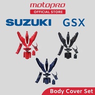 SUZUKI GSX 110 Full Body Cover Set Kit Color Parts Bodyset Coverset GSX110 - Chili Red Black