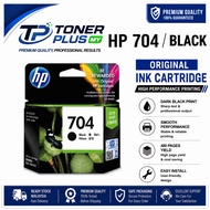 Original HP 704 Black Ink Cartridge Genuine Printer Ink for HP DeskJet Ink Advantage 2020 2060 2620 
