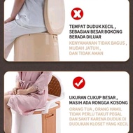Kloset Kursi Pispot Lansia / Kursi Pispot Ibu Hamil Pispot/Kursi Toilet/Toilet Portable/Wc Duduk Lan