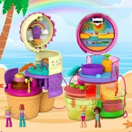 Polly Pocket Mini Polly Polly Pocket World Wreasure Box Eight Treasure Box Beach Girl Toy