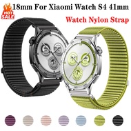 18mm nylon loop watch Strap For Xiaomi Watch S4 41mm sport Bracelet Mi watch S4 41MM Replacement Ban