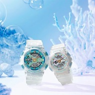 包順豐  卡西歐（CASIO）七夕官方限量禮盒情侶表g-shock baby-g男女錶潮流防水運動手錶一對錶 2021浪漫海洋限量SLV-21A-7A
