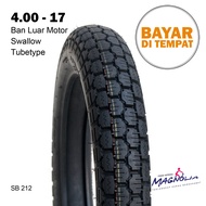 Ban Luar Motor Classic Klasik Ring 17 - 4.00 Merk Swallow