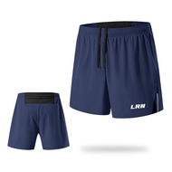 กางเกงวิ่ง 5" สำหรับวิ่งออกกำลังกาย วิ่งมาราธอน โลโก้เรืองแสง (F05)