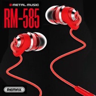 REMAX HANDSFREE RM-585 Metal Touching Earphone remax