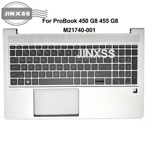 M21740-001 New Cover Palmrest Uppper Case Top Case With Us Keyboard Non-Backlit For ProBook 450 G8 4