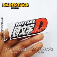 Initial EMBLEM D IMPORTED QUALITY FLEXIBLE embossed RESIN STICKER CAR ACCESSORIES CAR STICKER