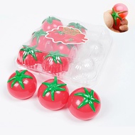 SSH【COD】Tomato Toys Squeeze Balls Stress Relief Squish Fidget Vent Toy Anti-stress Prank Props Water
