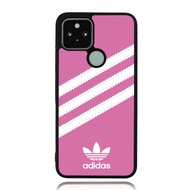 Casing Case Google Pixel 8 7A 7 6 6A 5 5A 4 4A 3A 2 Pro XL 4G 5G Adidas Samba Pink White Stripes AE2
