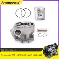 Motor Parts 56.4mm Cylinder Barrel Piston Kit For Yamaha TZR 125 TZR125 3BN00 1987-1992 2YK-11631-04