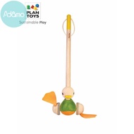 Imported PlanToys Stroller Wooden Baby Children Stroller Toddler Single-Rod Stroller Toy 1 Year Old 