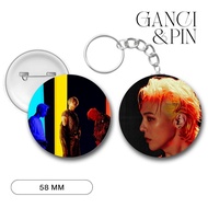 GANTUNGAN VIP BIIIG PIN KEYCHAIN 58MM KPOP IDOL KEYCHAIN UNOFFICIAL DAESUNG TAEYANG GDRAGON