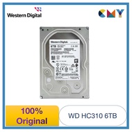 Lunmao 100% ต้นฉบับ WD Ultrastar 6TB 3.5 HDD Enterprise SATA ฮาร์ดไดรฟ์7200 Rpm HC310 HUS726T6TALE6L