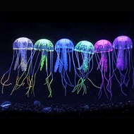 【Bro Mart】Artificial Swim Luminous Jellyfish Aquarium Decoration Fish Tank Underwater Live Plant Luminous Ornament Aquatic