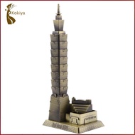 [AlmenclaabMY] Alloy Taipei 101 Building Figurine Statue Model Home/Office Decor Gift
