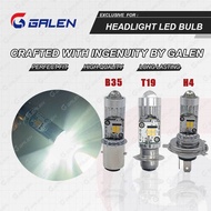 T19/B35/H4 SUPER BRIGHT COOL WHITE MOTORCYCLE HEADLIGHT LED BULB 12 LED