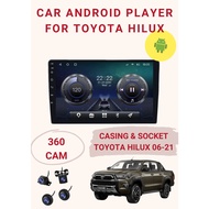 Android Player Package Promotion For TOYOTA HILUX 06-21 With 360 Camera