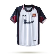1999-2001 West Ham away Football Top throwback jersey