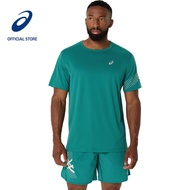 ASICS Men ICON Short Sleeve Tee in Rainy Lake