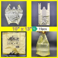 Beg Plastik Nipis 10x13 15pcs