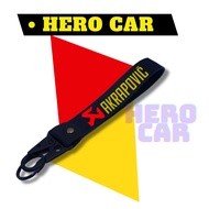 Motorcycle Car Keychain Akrapovic Pattern Pants