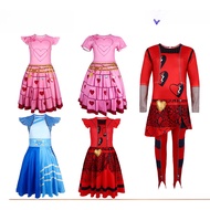 [Ready Stock] Halloween Descendants Descendants Little Red Heart Bodysuit cosplay Costume Stage Perf