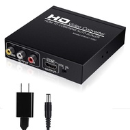 HDMI to RCA and HDMI Adapter Converter, NEWCARE HDMI to HDMI+3RCA CVBS AV Composite Video Audio Adap