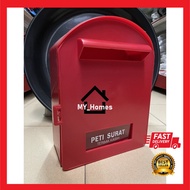 PVC Red Post Letter Box / Plastic Mail Box / Peti Surat Plastik / Letterbox / Mailbox