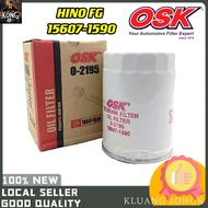 OSK O-2195 HINO FG OIL FILTER (15607-1590) PENAPIS MINYAK LORI OIL FILTER LORRY HINO FG O 2195