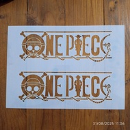 One Piece Logo Stencil for airbrush | A4 Size (21 x 29.7)