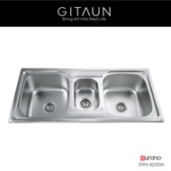 [EURANO] ERN 42310A / SUS202 Series Stainless Steel Sink