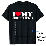 【My】“I Love My Girlfriend/Boyfriend” Shirt I Heart My-Girlfriend/Boyfriend Shirt Custom T-Shirt-【Can