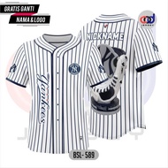 BASEBALL JERSEY MEN'S BASEBALL SHIRT 3DDesign TEAM NEW YORK YANKES FULL PRINTING AND SUBLIME FREE AD