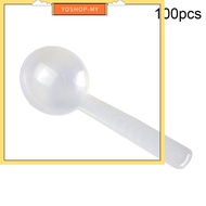 YOSHOP⭐100pcs 1g White Plastic Measuring Spoon Gram Scoop Food Baking Medicine Powder