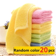 SG IN STOCK 30/20/10/1pcs Kitchen Dish Cloth Washing Towel Double-sided Thick Table Cleaning Cloth T