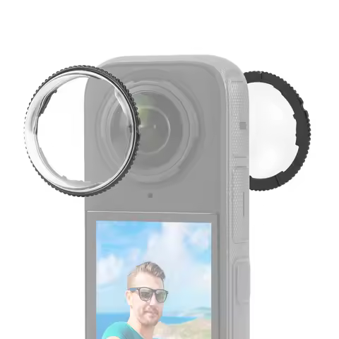 PULUZ For Insta360 X4 Rotation PC Lens Guard Protective Cover Accessories