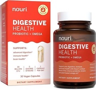 ▶$1 Shop Coupon◀  Digestive Health Probiotic and Omega Oil, Probiotics for Digestive Health, for Men