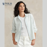 Polo Ralph Lauren เสื้อเชิ้ตผู้หญิง Wide Cropped Chambray Shirt รุ่น WMPOSHTNDO20345 สีฟ้า