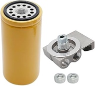 Hoypeyfiy Fuel Filter Tool Kit,1R-0749 1R-0750 Fuel Filter 1/2" NPT 24770 Filter Remote Mounting Bas