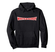 White and Nerdy Hoodie Sweatshirt