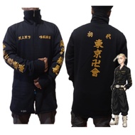 Jaket Jubah Anime Tokyo Revengers Manji Touman Zipper