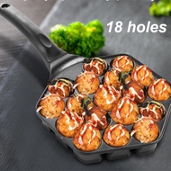 【Customizable】 12 Holes Aluminum Alloy Takoyaki Pan Takoyaki Maker 18 Holes Chibi Maruko Machine Bak