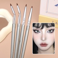 Straight Handle Eyeliner Brush - Lying Silkworm Concealer Makeup Brushes - Soft Fiber Hair Cosmetic 