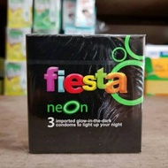 KONDOM / FIESTA NEON. Glow In The Dark - isi 3bungkus