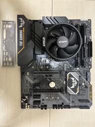 二手 華碩 ASUS TUF B450-PRO GAMING 主機板 AMD R5 3500X DDR4 16GB